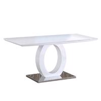 ZARNI fehér mdf étkezőasztal 150cm
